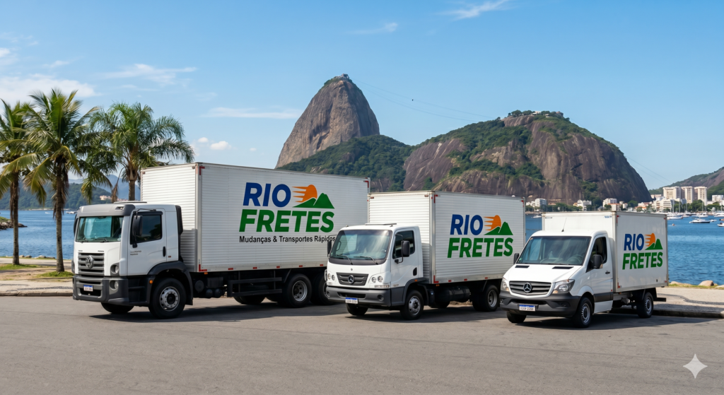 Rio Fretes - Atendemos ainda hoje seu frete ou mudança em Campinho RJ